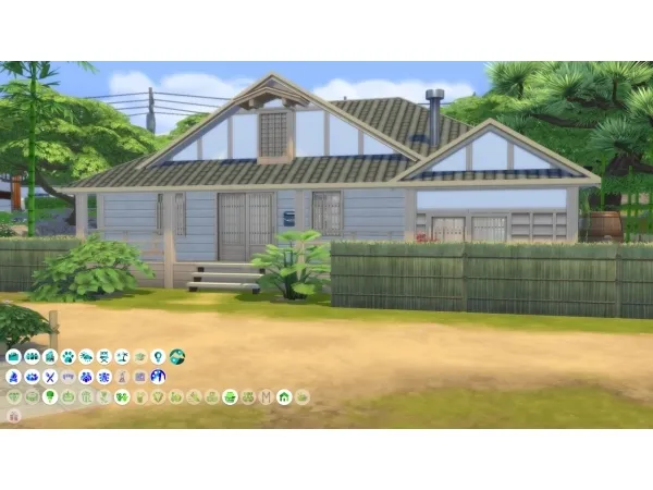 Alpha Traditional Japanese Home 2 4 1 Wakabamori - The Sims 4 Custom Content