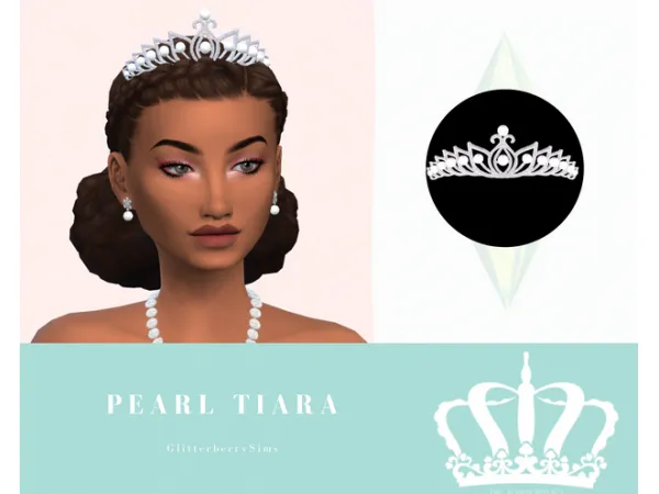 Pearl Tiara by Glitterberry Sims
