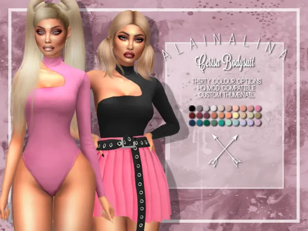 Maxis Match Cerisa Bodysuit - The Sims 4 Custom Content