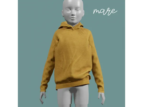 Alpha Mare hoodie by amelylina - The Sims 4 Custom Content
