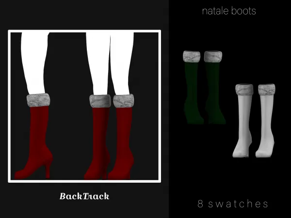 Alpha natale boots natale collection - The Sims 4 Custom Content