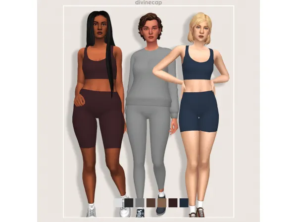 Maxis Match athletic basics collection - The Sims 4 Custom Content
