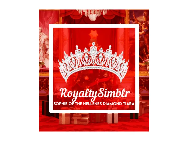 Alpha Sophie of the Hellenes Diamond Tiara December 16 Gift - The Sims 4 Custom Content