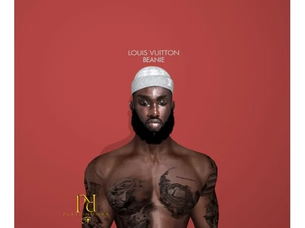 Alpha Christmas Louie Beanie - The Sims 4 Custom Content