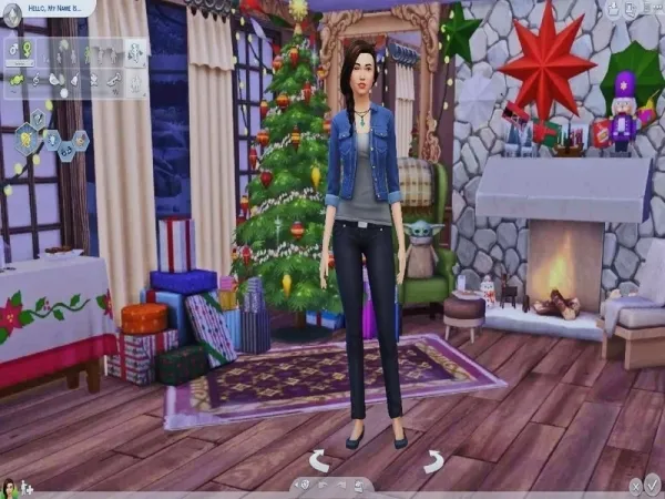 Alpha RoyalGhostx's CAS Christmas Theme Background - The Sims 4 Custom Content
