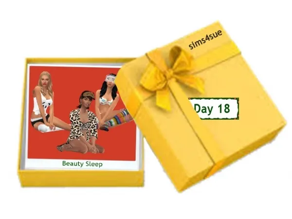 Maxis Match ADVENT DAY 18 Beauty Sleep - The Sims 4 Custom Content