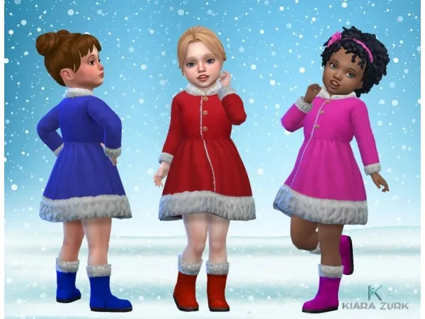 Maxis Match Christmas Coat - The Sims 4 Custom Content