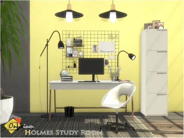 Alpha Onyxium's Holmes Study Room - The Sims 4 Custom Content