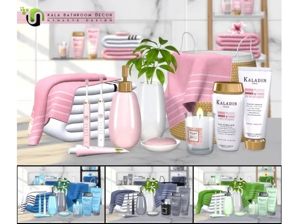 Alpha Kala Bathroom Decor by simsfinds - The Sims 4 Custom Content