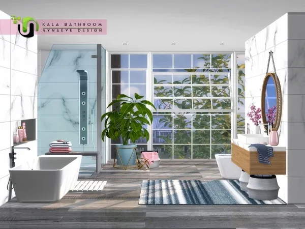 Alpha Kala Bathroom - The Sims 4 Custom Content