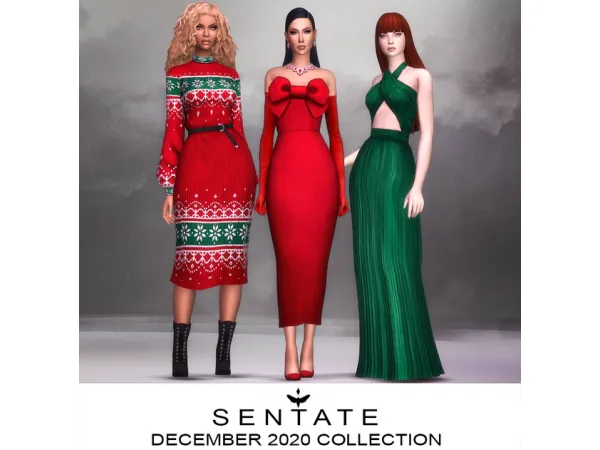 Maxis Match December 2020 Collection by Sentate - The Sims 4 Custom Content