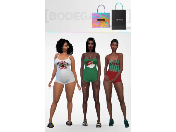 Maxis Match Gowanus Romper Version I - The Sims 4 Custom Content