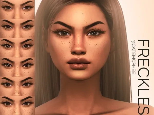 Maxis Match catemcphee's FR 05 Sun Kissed Freckles - The Sims 4 Custom Content