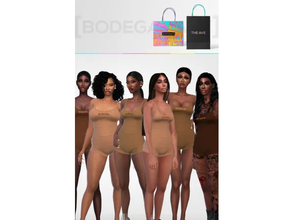 Maxis Match Gowanus Romper Version III - The Sims 4 Custom Content