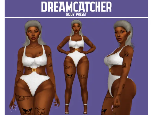 Alpha DREAMCATCHER BODY PRESET land by hi - The Sims 4 Custom Content