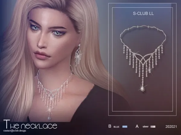 Alpha S Club LL Necklace 202021 - The Sims 4 Custom Content