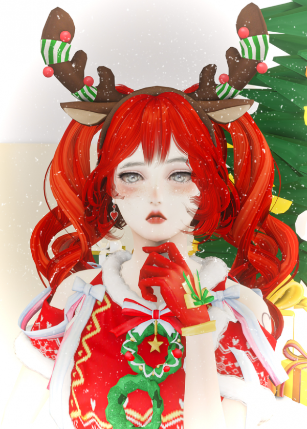 Maxis Match Christmas gifts SYNN hair cabin by simsfinds - The Sims 4 Custom Content