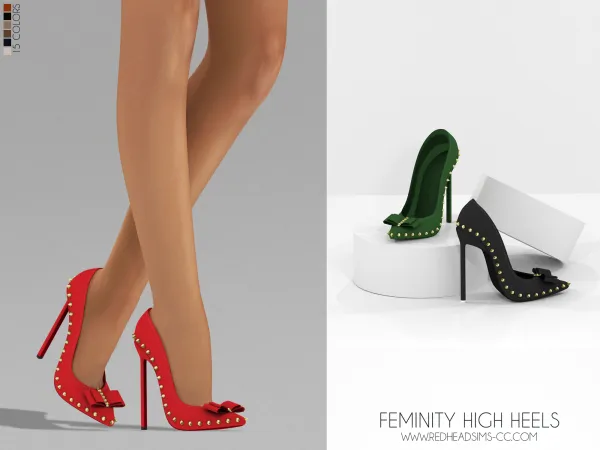 Alpha FEMINITY HIGH HEELS - The Sims 4 Custom Content