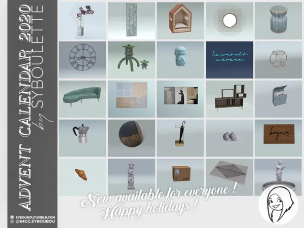 Alpha [ADVENT CALENDAR] Alternative links by Syboulette - The Sims 4 Custom Content