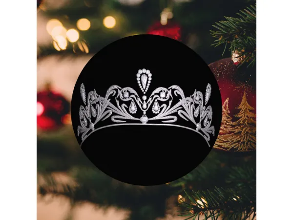 Alpha Merry christmas Here's the Princess Stéphanie of Belgiums Tiara by Glitterberry Sims - The Sims 4 Custom Content