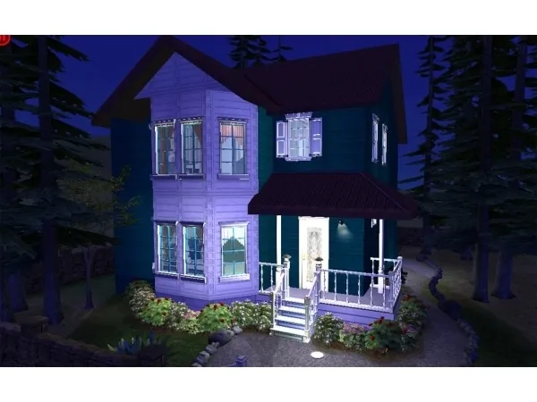 Victorian Eclectic Family Home by Saturnfly - The Sims 2 custom content