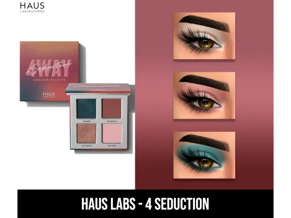 Maxis Match HAUS LABS 4 SEDUCTION PALETTE - The Sims 4 Custom Content