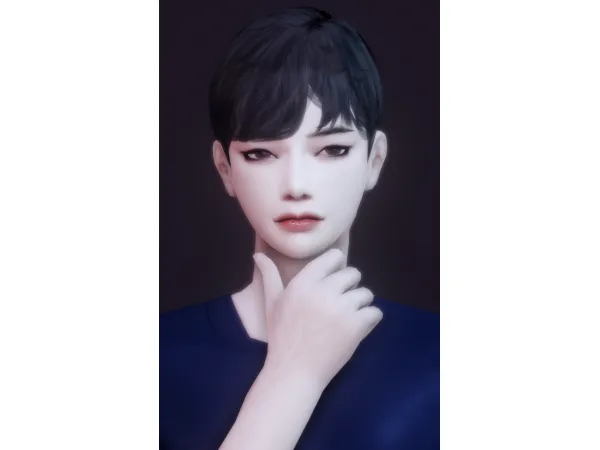 Alpha Simjo_Chin_Preset_1(Male) - The Sims 4 Custom Content