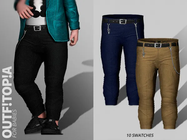 Alpha outfitopia blacking pants toddler - The Sims 4 Custom Content
