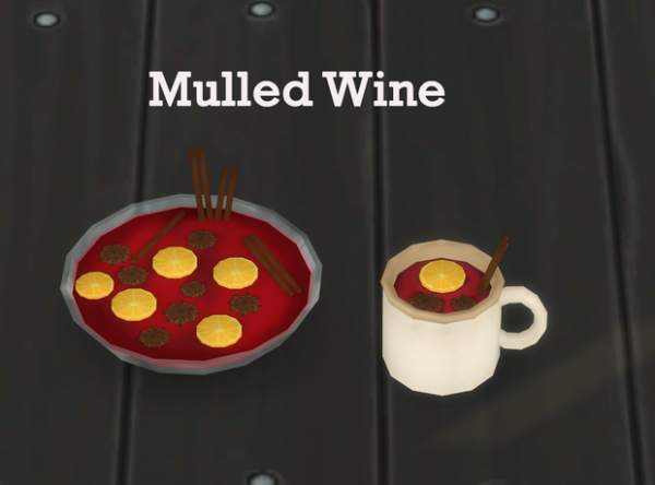 Maxis Match MULLED WINE by simsfinds - The Sims 4 Custom Content