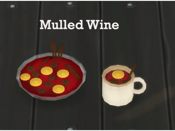 Maxis Match MULLED WINE by icemunmun - The Sims 4 Custom Content