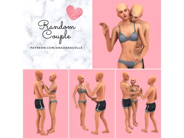 Maxis Match Random Couple - The Sims 4 Custom Content