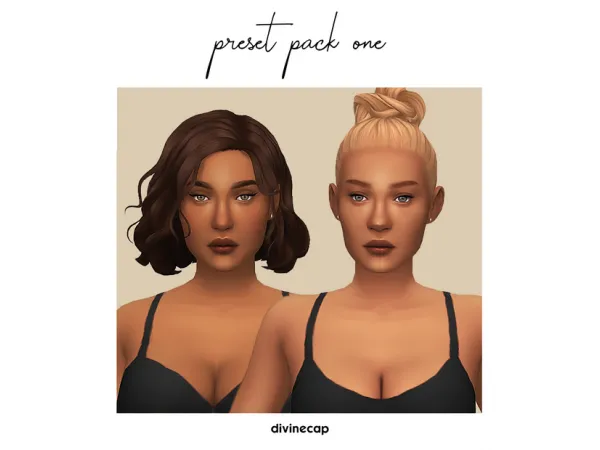 Maxis Match preset pack one by dc - The Sims 4 Custom Content