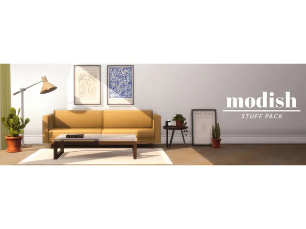 Maxis Match modish stuff pack by Charly Pancakes - The Sims 4 Custom Content