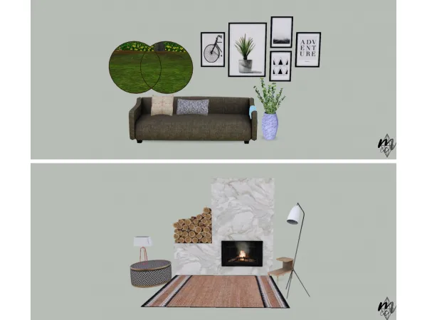 Chicklet Kohlery Livingroom - The Sims 3 Custom Content