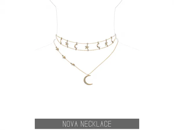 Alpha NOVA NECKLACE - The Sims 4 Custom Content