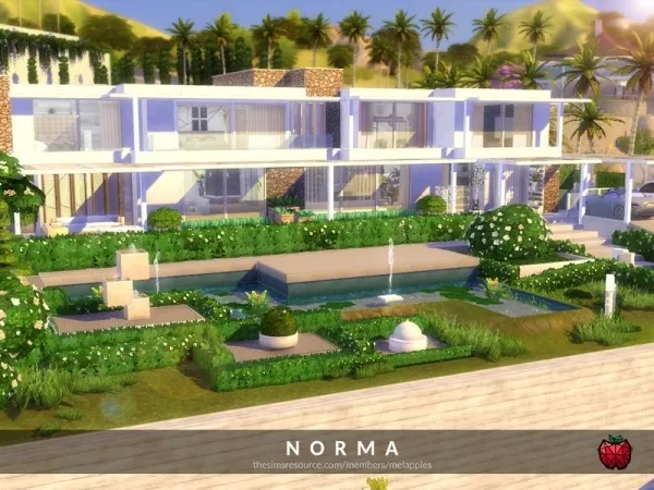 Alpha melapples' Norma no - The Sims 4 Custom Content