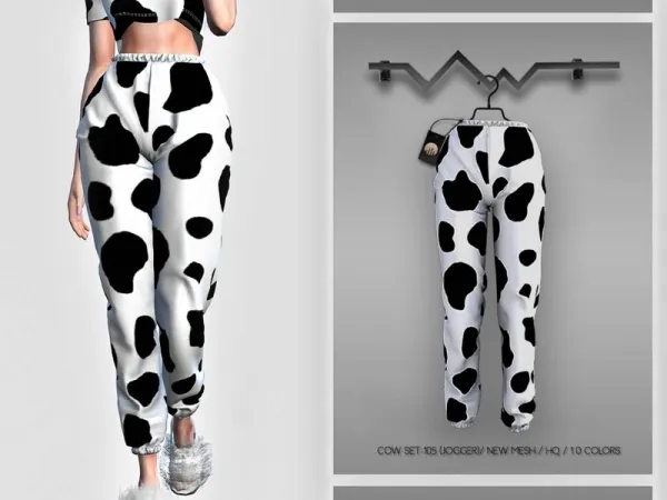 Alpha busra tr's Cow SET 105 (JOGGER) BD401 - The Sims 4 Custom Content