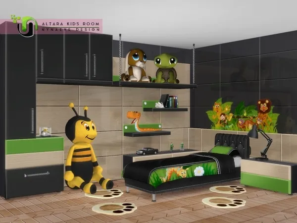 Alpha Altara Kids Room by simsfinds - The Sims 4 Custom Content