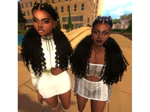 Alpha Pocahunty (Waterfall Goddess) by EbonixSims - The Sims 4 Custom Content