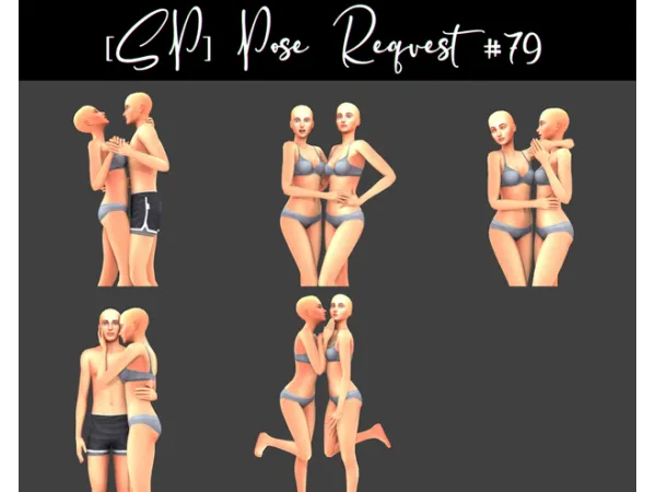 Alpha [SP]Pose Request 79 by sciophobis - The Sims 4 Custom Content