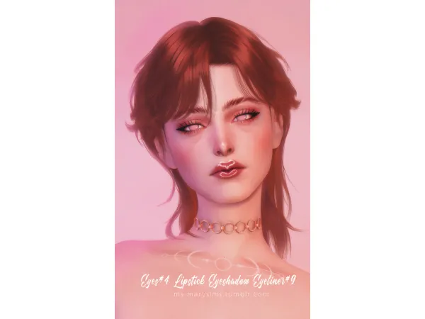 Alpha Cosmetics Set 1 by MS Mary Sims - The Sims 4 Custom Content