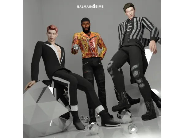 Alpha THE BALMAIN HOUSE PROJECT DRIP 1 - The Sims 4 Custom Content