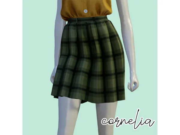 Alpha Cornelia skirt by amelylina - The Sims 4 Custom Content