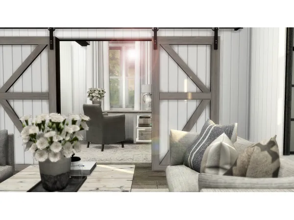 Alpha Farmhouse Door Arches - The Sims 4 Custom Content