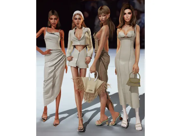 Alpha JACQUEMUS FW20 PIECES by MINASWRLD - The Sims 4 Custom Content