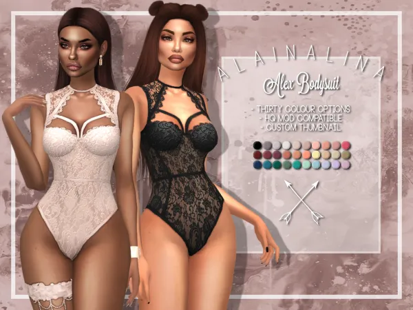 Maxis Match Alex Bodysuit - The Sims 4 Custom Content
