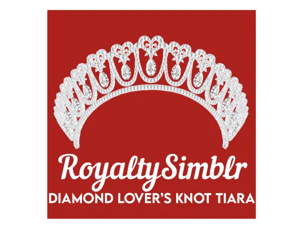 Alpha Diamond Lovers Knot Tiara - The Sims 4 Custom Content