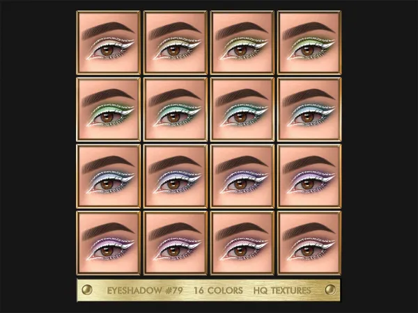 Alpha JUL_HAOS [COSMETICS] [CC2020] EYESHADOW 79 - The Sims 4 Custom Content