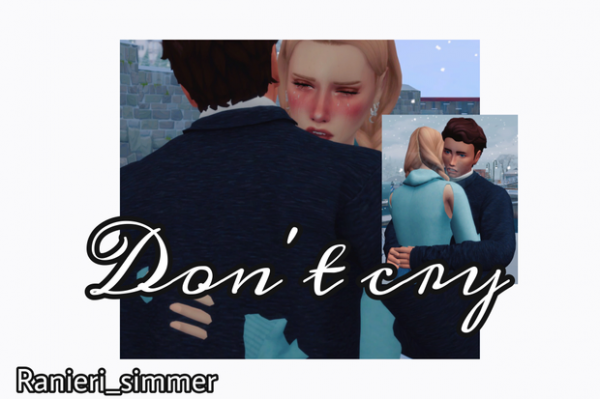 Maxis Match GIU Don't cry Posepack by simsfinds - The Sims 4 Custom Content