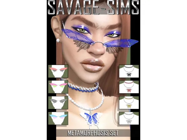Alpha METAMORPHOSIS SET SIMS by SAVAGE - The Sims 4 Custom Content
